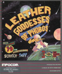 Leather Godesses Of Phobos Atari ST US box art